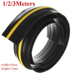 1/2/3 Meters Garage Door Bottom Seal Weather Stripping PVC Rubber Seal Strip Door Bottom Seal Water Noise Seal Bumper Strip