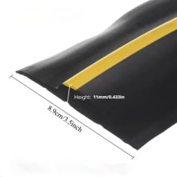 1/2/3 Meters Garage Door Bottom Seal Weather Stripping PVC Rubber Seal Strip Door Bottom Seal Water Noise Seal Bumper Strip