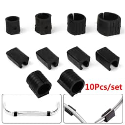 10Pcs Durable U Shaped Chair Leg Pad Useful Non-slip Tube Caps Anti-front Tilt Damper Stool Pipe Clamp Glides Floor Protector