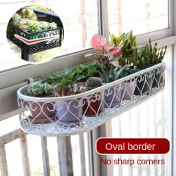 Balcony Flower Stands Flower Pot Hangers Indoor Wrought Iron Succulent Flower Shelves soportes para plantas полка под цветы