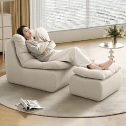 Lazy Sofa Can Sleep Can Lie Down Small Apartment Balcony Living Room Chair Study Bedroom Single Leisure Chair Tatami
