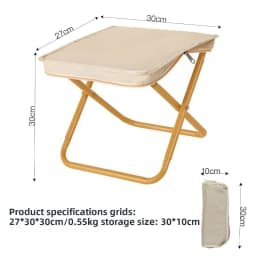 Pencil Case Foldable Small Mazar Creative Pocket Hand Stool Bag Lazy New Go Out Carry Mini Chair Stool Folding Stool