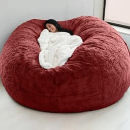 Useful Sofa Bean Bag Flexible Bean Bag Cover Anti-fading Indoor Oversized Bean Bag Chair Cover Dust-proof