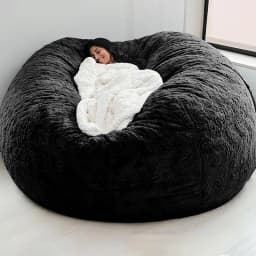 Useful Sofa Bean Bag Flexible Bean Bag Cover Anti-fading Indoor Oversized Bean Bag Chair Cover Dust-proof