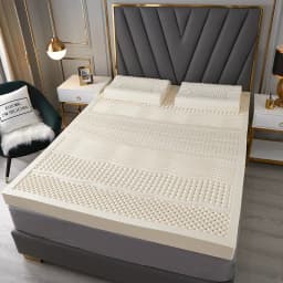 Thailand 100% Natural Latex Mattress Natural Latex Liquid Mattress Home Single Double Mats with Cover King Queen Twin Full Size