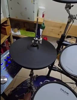 9inch 13inch 15inch 3zone Lemon Drum Cymbal 13' Ride Cymbal with Choke Full Covered for Electronic Drum Kit