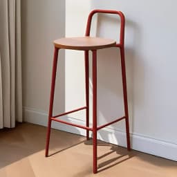 High-Back Outdoor Bar Chair for Home, Stylish and Comfortable Designer, High Footrest Stool, Nordic Modern Luxury