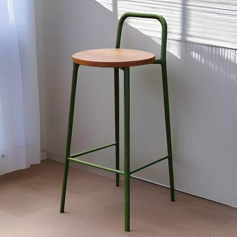 High-Back Outdoor Bar Chair for Home, Stylish and Comfortable Designer, High Footrest Stool, Nordic Modern Luxury