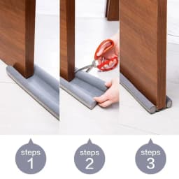 Door Bottoom Seal Strip Flexible Wind Noise Reduction Stopper Under Door Sealing Blocker Soundproof Weatherstrip Anti-cockroach