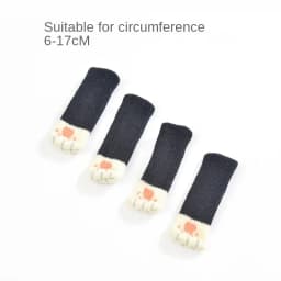4PCS/lot Chair Foot Cover Protective Non-slip Table Leg Cat Claw Knitted Socks Mute Wear-resistant Floor Protection Mat 6-17cm