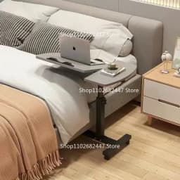 Portable Bedside Table Laptop Desk Adjustable Adjustable Table Folding Sofa Side Table Widened