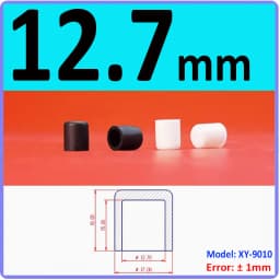 White/Black Silicone Rubber Round Caps Protection Gasket Dust Seal End Cover Caps For Pipe Bolt Furniture 3mm-78.5mm