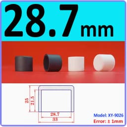 White/Black Silicone Rubber Round Caps Protection Gasket Dust Seal End Cover Caps For Pipe Bolt Furniture 3mm-78.5mm