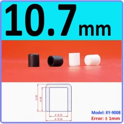 White/Black Silicone Rubber Round Caps Protection Gasket Dust Seal End Cover Caps For Pipe Bolt Furniture 3mm-78.5mm