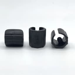 10Pcs U-Type Non-slip Office Protecting Chair Feet Tube Wrap Pads Plastic 13/16/19/22/25/32mm Raised Hangers Round Plug Pads