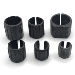 10Pcs U-Type Non-slip Office Protecting Chair Feet Tube Wrap Pads Plastic 13/16/19/22/25/32mm Raised Hangers Round Plug Pads