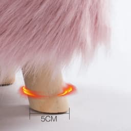 Adorable Shoes-changing Stool Plush Wooden Footrest Removable Chair Cover Soft Seat Cushion Home Decor Furnitu 가구 걸상