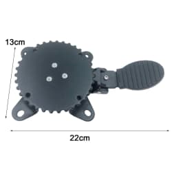 Patio Umbrella Base Wear Resistant Garden Parasol Accessory Simple to Use 360° Rotating for Picnic Fishing Yard Barbecue Balcony