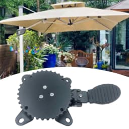 Patio Umbrella Base Wear Resistant Garden Parasol Accessory Simple to Use 360° Rotating for Picnic Fishing Yard Barbecue Balcony