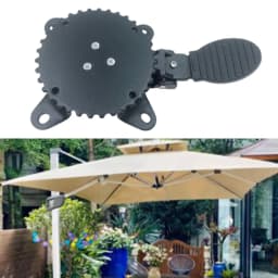Patio Umbrella Base Wear Resistant Garden Parasol Accessory Simple to Use 360° Rotating for Picnic Fishing Yard Barbecue Balcony