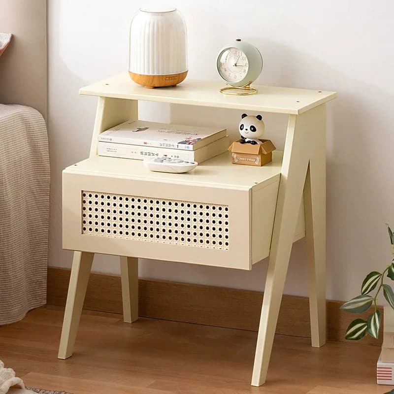Simple Bedroom Bedside Table Light Luxury High-end Feel Small Household Ultra-narrow Bedside Table Bedside Storage Cabinet