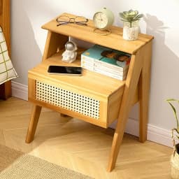 Simple Bedroom Bedside Table Light Luxury High-end Feel Small Household Ultra-narrow Bedside Table Bedside Storage Cabinet