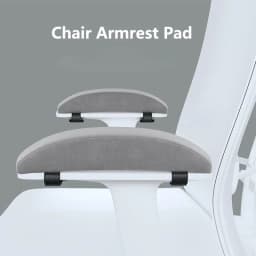 2Pcs Universal Chair Armrest Pads Black Gray Relief Elbows Forearm Pressure Memory Foam Armrest Cushion For Office Gaming Chairs