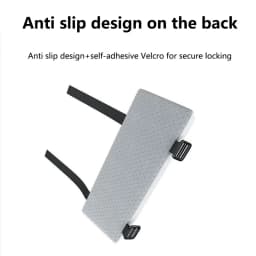 2Pcs Universal Chair Armrest Pads Black Gray Relief Elbows Forearm Pressure Memory Foam Armrest Cushion For Office Gaming Chairs