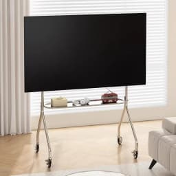 Nordic Simple TV Racks Stainless Steel Material TV Stand Multifunctional Mobile Rack for Young Families Living Room Furniture