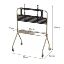 Nordic Simple TV Racks Stainless Steel Material TV Stand Multifunctional Mobile Rack for Young Families Living Room Furniture