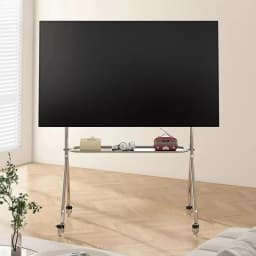 Nordic Simple TV Racks Stainless Steel Material TV Stand Multifunctional Mobile Rack for Young Families Living Room Furniture