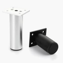 1Pcs 6-40cm Thickened Aluminum Alloy Cabinet Feet Metal Furniture Legs Adjustable TV Cabinet Support Bed Sofa Foot with Screws