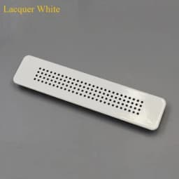1Pc Aluminum Rectangular Furniture Air Grille Ventilation Cover With Small Round Holes Pattern For Closet Cupboard