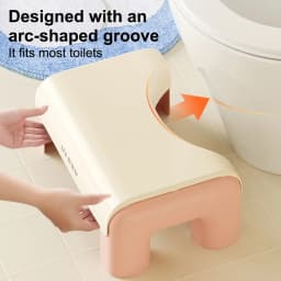 UFORU Toilet stool household footstool thickened strong anti-slip adult squat tool
