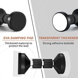 2Pcs Bed Frame Anti-Shake Tool Adjustable Threaded Headboard Stopper Fixer Prevent Loosening Silent Bedside Anti-shake Support