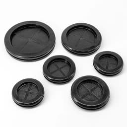 Double Side Rubber Grommet Cable Outlet Rubber Plug Panel Hole Size 16mm 20mm 22mm 25mm 30mm 32mm -100mm Cable Through Grommets-