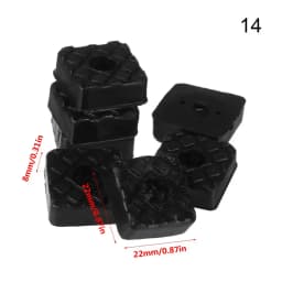 10pcs Clear Soft Furniture Chair Table Feet Leg Bottom Non-slip Anti-skid Glides Wooden Floor Protector Non-noise Screw on Pad