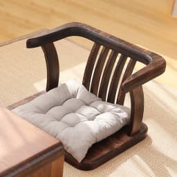 Japanese Solid Wood Tatami Chair Meditation Stool with Backrest for Tea Ceremony Zen Style Armchair for Balcony or Living Room