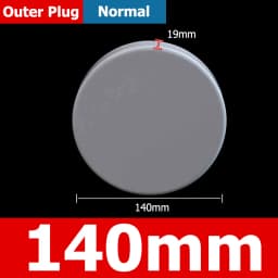 1-10pcs 20/25/32/40/50/60/75/89/110/140/160/165/200/250/315/400mm PVC Pipe Plug Cap Tube Cover White Drainage Pipe protect cover