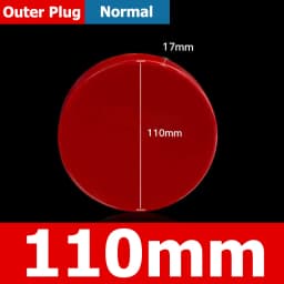 1-10pcs 20/25/32/40/50/60/75/89/110/140/160/165/200/250/315/400mm PVC Pipe Plug Cap Tube Cover White Drainage Pipe protect cover