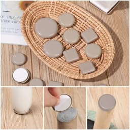 4pcs Slip Mat Anti Scratch Heavy Duty Furniture Thickened Moving Pad Floor Protector Mat Noise Reduce Furniture Sliders