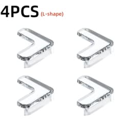 8/4 PCS Baby Safety Table Corner Protector Furniture Edge Protection Cover Transparent Children Anti Collision Edge Guards