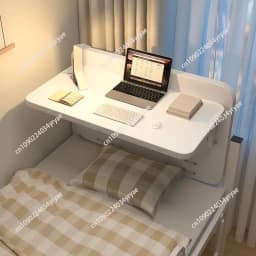Dormitory Bed Table Foldable Dormitory Gods Desk Students on The Bunk Laptop Table Writing Small Table