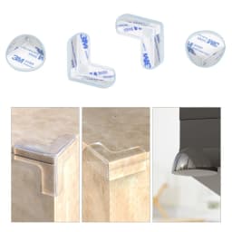 4/8PCS Children Baby Safety L Type Soft Silicone Protector Table Corner Edge Protection Cover Children Anticollision Edge Guards