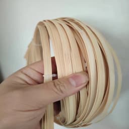 10 Meters Flat Bamboo Core 5mm/8mm/10mm Natural Bamboo strip for Chair Repairing Basket Weaving Van Mat Making