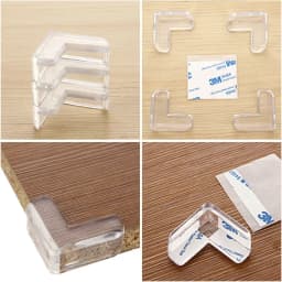 4/8/12/16PCS Baby Safety Silicone Protector Table Corner Edge Protection Cover Electric Socket Children Anticollision Guards
