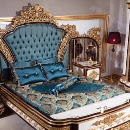 European Princess Bed Sleeping Aesthetics Wedding High Quality Adult Unusual Designer Bed Bedroom Fashion Muebles Furniture