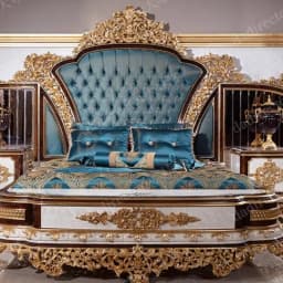 European Princess Bed Sleeping Aesthetics Wedding High Quality Adult Unusual Designer Bed Bedroom Fashion Muebles Furniture