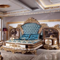 European Princess Bed Sleeping Aesthetics Wedding High Quality Adult Unusual Designer Bed Bedroom Fashion Muebles Furniture