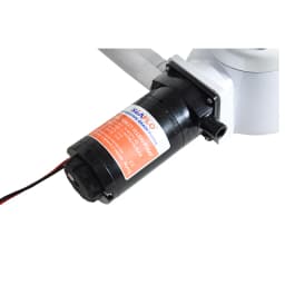 12V Horizontal Toilet Mashing Sewage Flushing Pump Equipped with Electric Flushing Pump Flexible Impeller Open Flow 18.9LPM